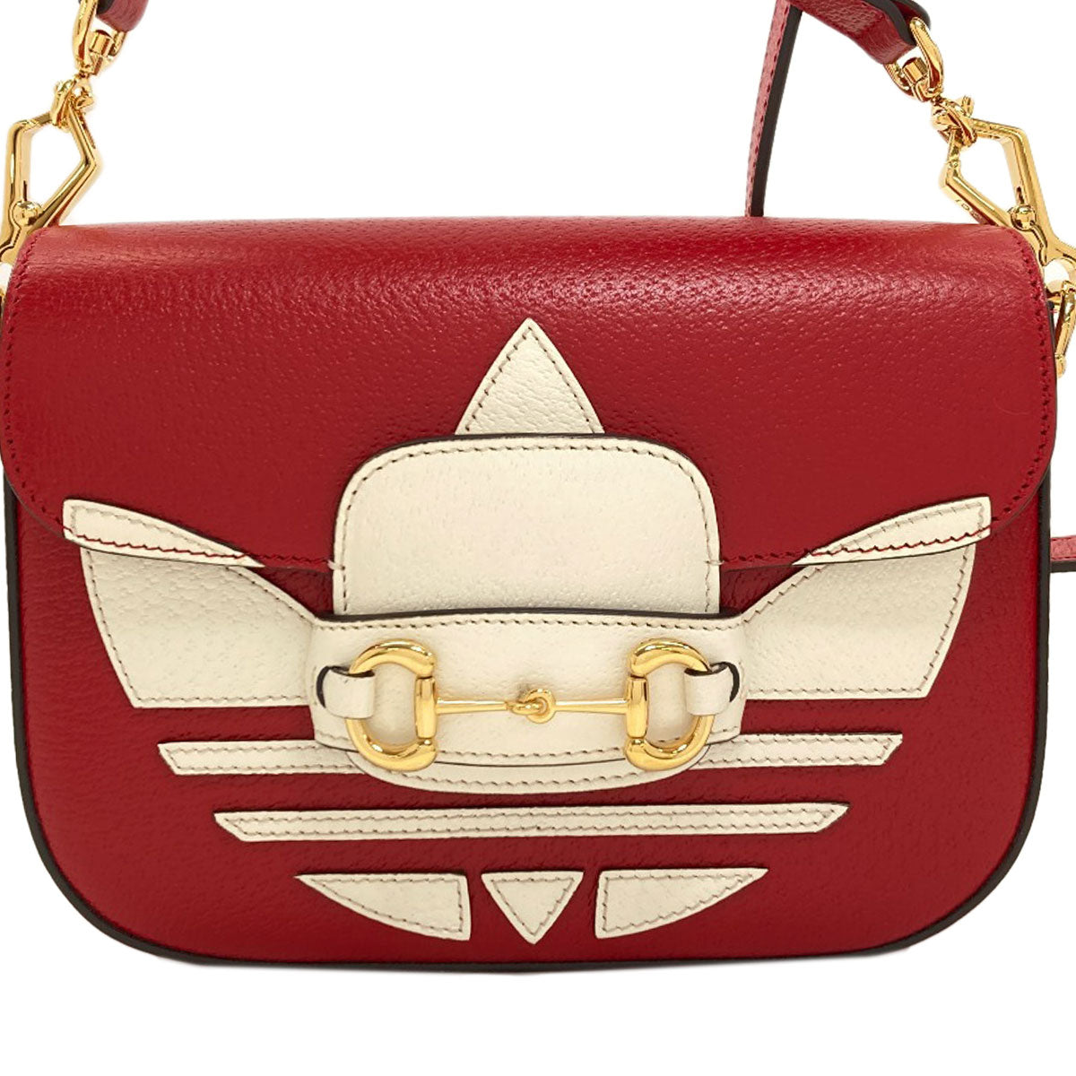 GUCCI 658574 Horsebit x Adidas Collaboration Shoulder Bag Leather Ladies [Used]
