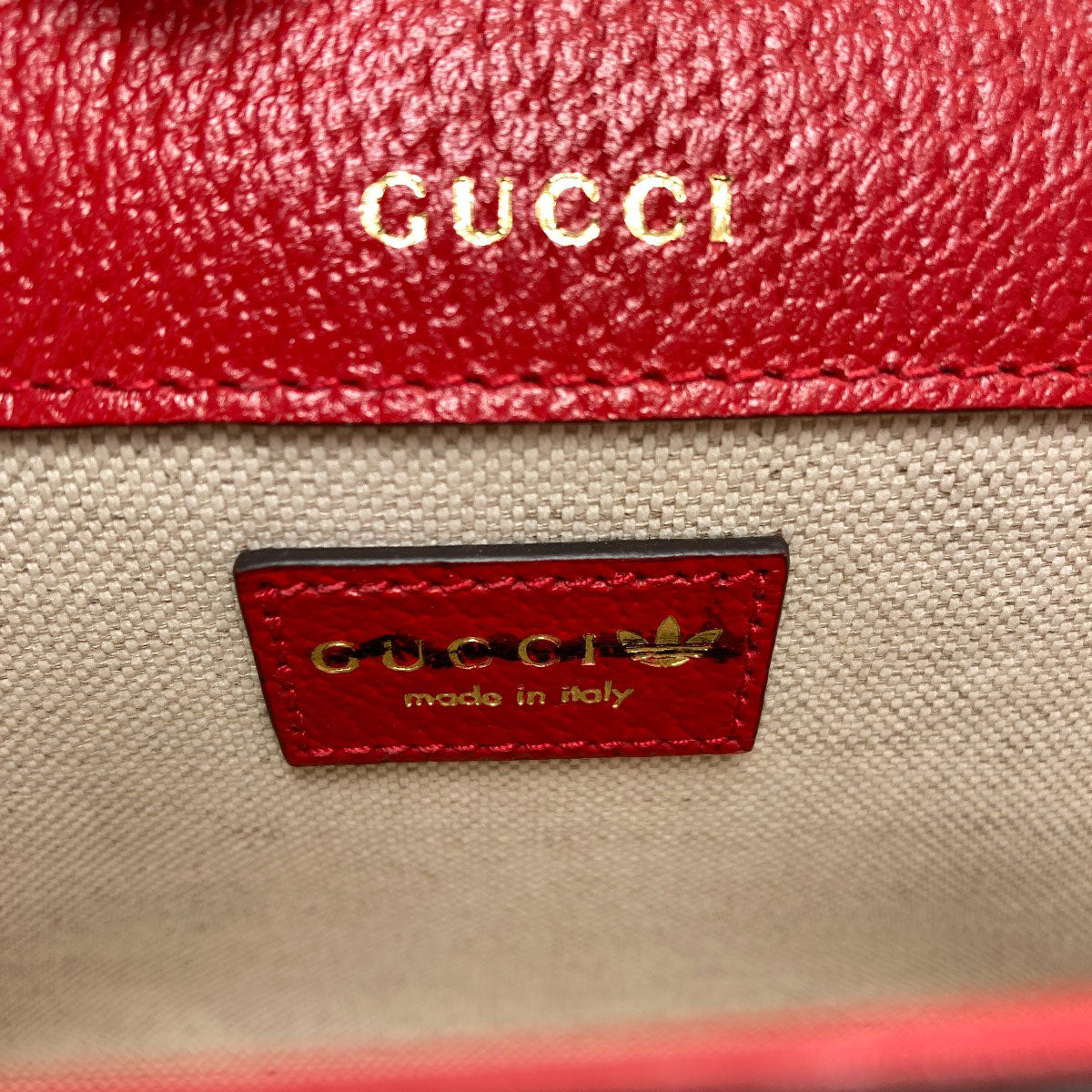 GUCCI 658574 Horsebit x Adidas Collaboration Shoulder Bag Leather Ladies [Used]