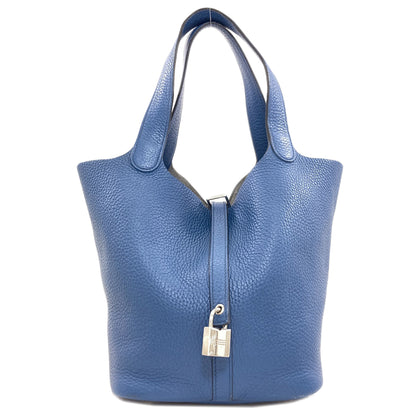 HERMES Picotin Lock MM SilverHardware Handbag Taurillon Clemence Ladies [Used]