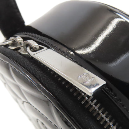 CHANEL COCO Mark SilverHardware Shoulder Bag Enamel Ladies [Used]