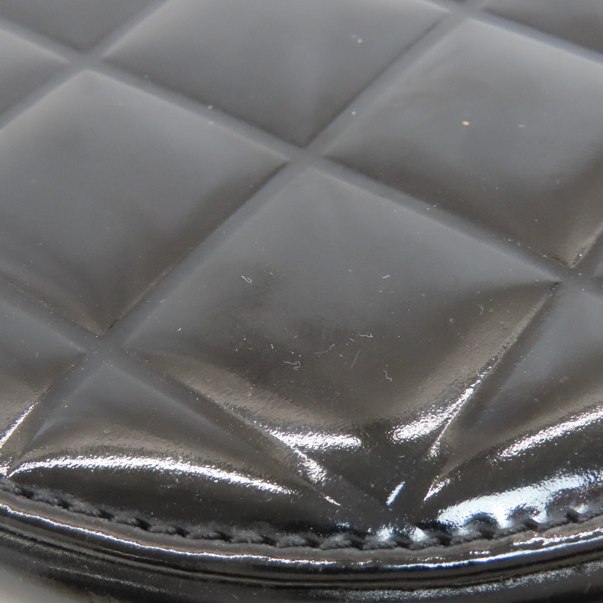 CHANEL COCO Mark SilverHardware Shoulder Bag Enamel Ladies [Used]