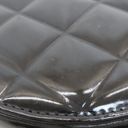 CHANEL COCO Mark SilverHardware Shoulder Bag Enamel Ladies [Used]