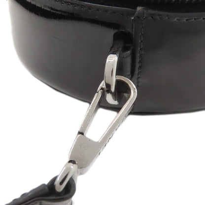 CHANEL COCO Mark SilverHardware Shoulder Bag Enamel Ladies [Used]