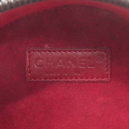 CHANEL COCO Mark SilverHardware Shoulder Bag Enamel Ladies [Used]