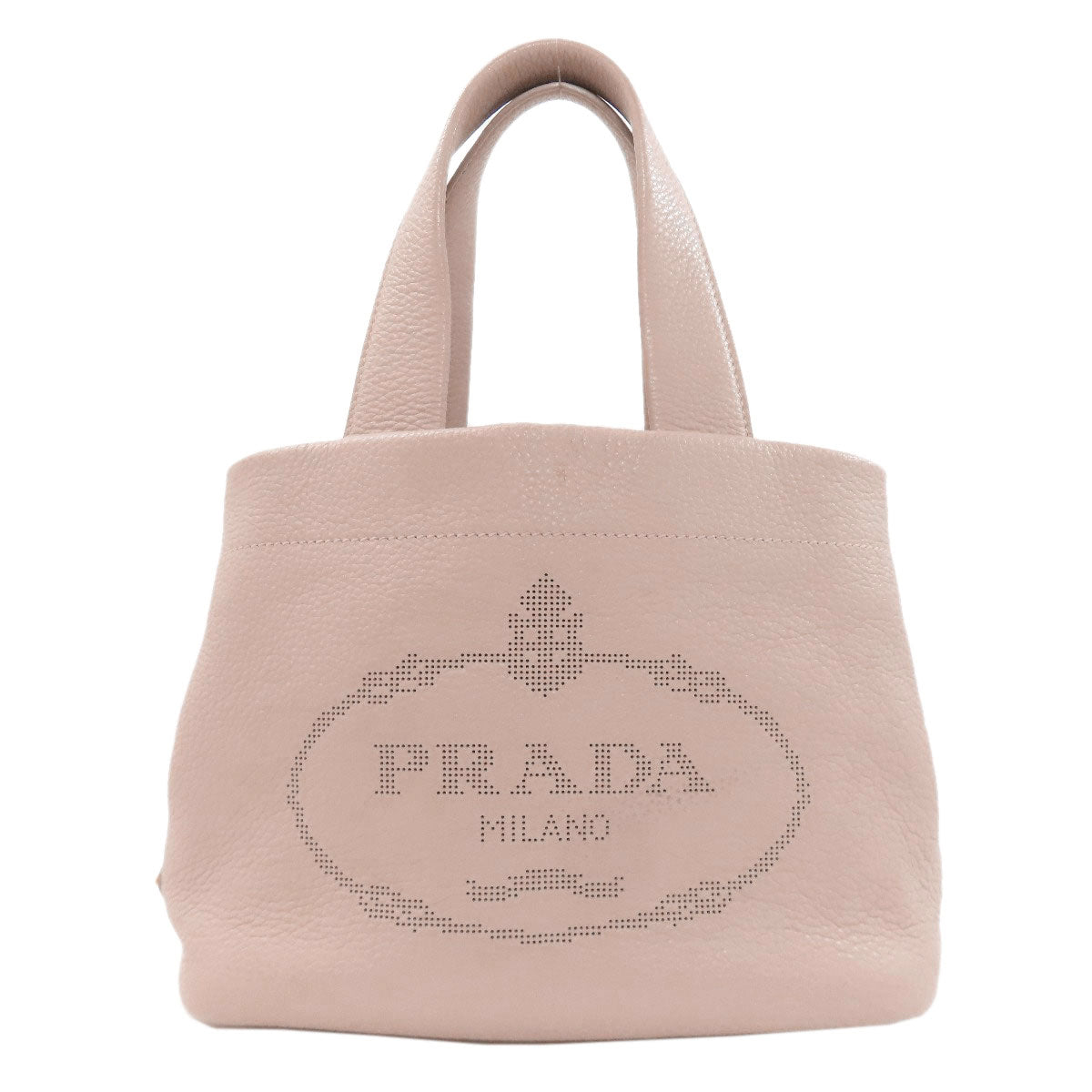 PRADA 1BG390 logo Handbag Calf Ladies [Used]