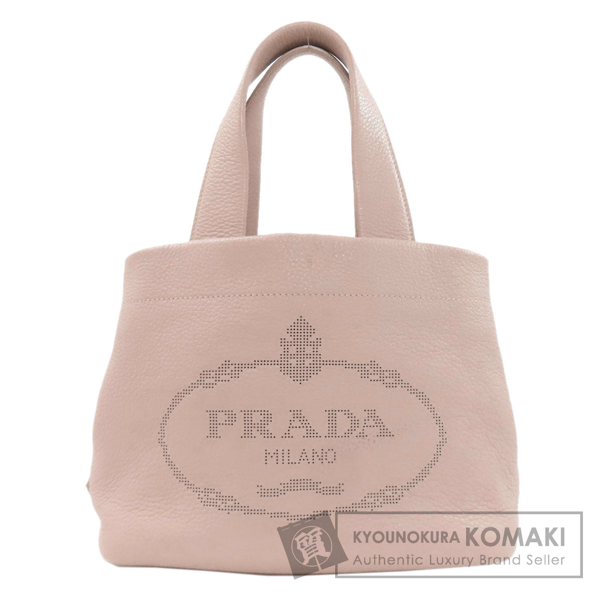 PRADA 1BG390 logo Handbag Calf Ladies [Used]