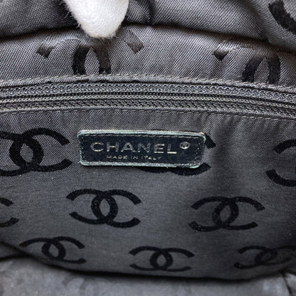 CHANEL CAMBON LINE SilverHardware Tote Bag Calf Ladies [Used]