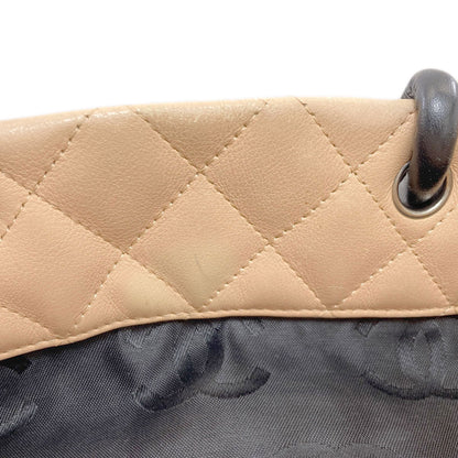 CHANEL CAMBON LINE SilverHardware Tote Bag Calf Ladies [Used]