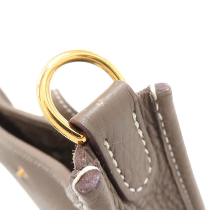 HERMES EvelyneTPM Amazon GoldHardware Shoulder Bag Taurillon Clemence Ladies [Used]