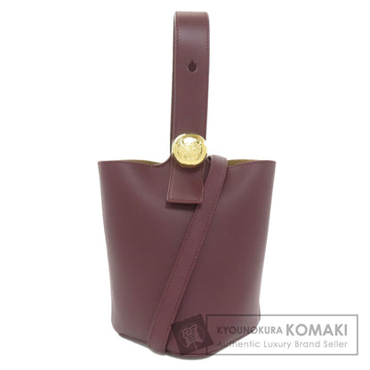 LOEWE Pebble Bucket Bag Mini 2WAY Handbag Calf Ladies [Used]