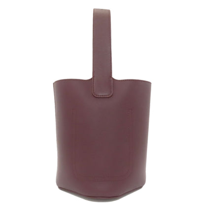 LOEWE Pebble Bucket Bag Mini 2WAY Handbag Calf Ladies [Used]