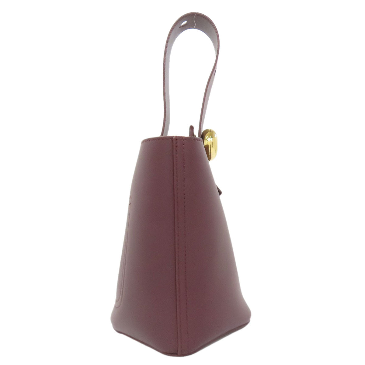 LOEWE Pebble Bucket Bag Mini 2WAY Handbag Calf Ladies [Used]