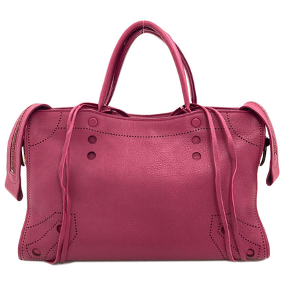 BALENCIAGA 443516 Blackout City 2WAY Handbag Calf Ladies [Used]