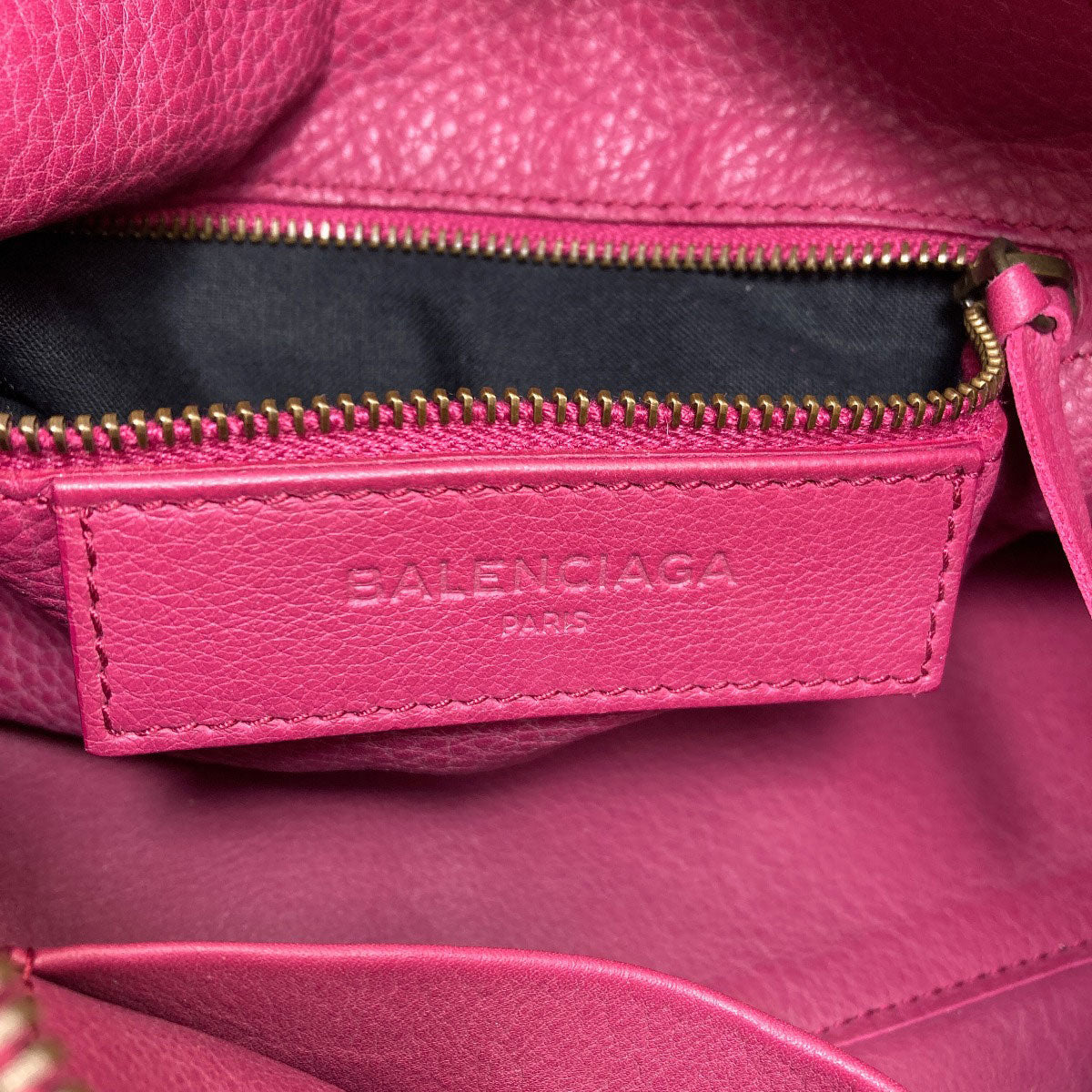 BALENCIAGA 443516 Blackout City 2WAY Handbag Calf Ladies [Used]