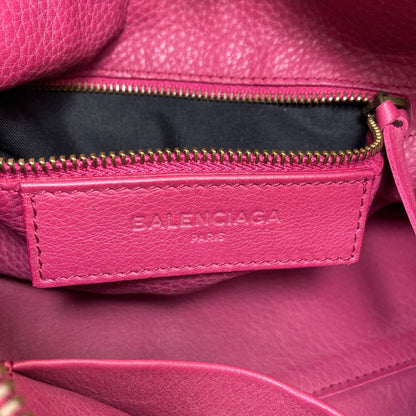 BALENCIAGA 443516 Blackout City 2WAY Handbag Calf Ladies [Used]