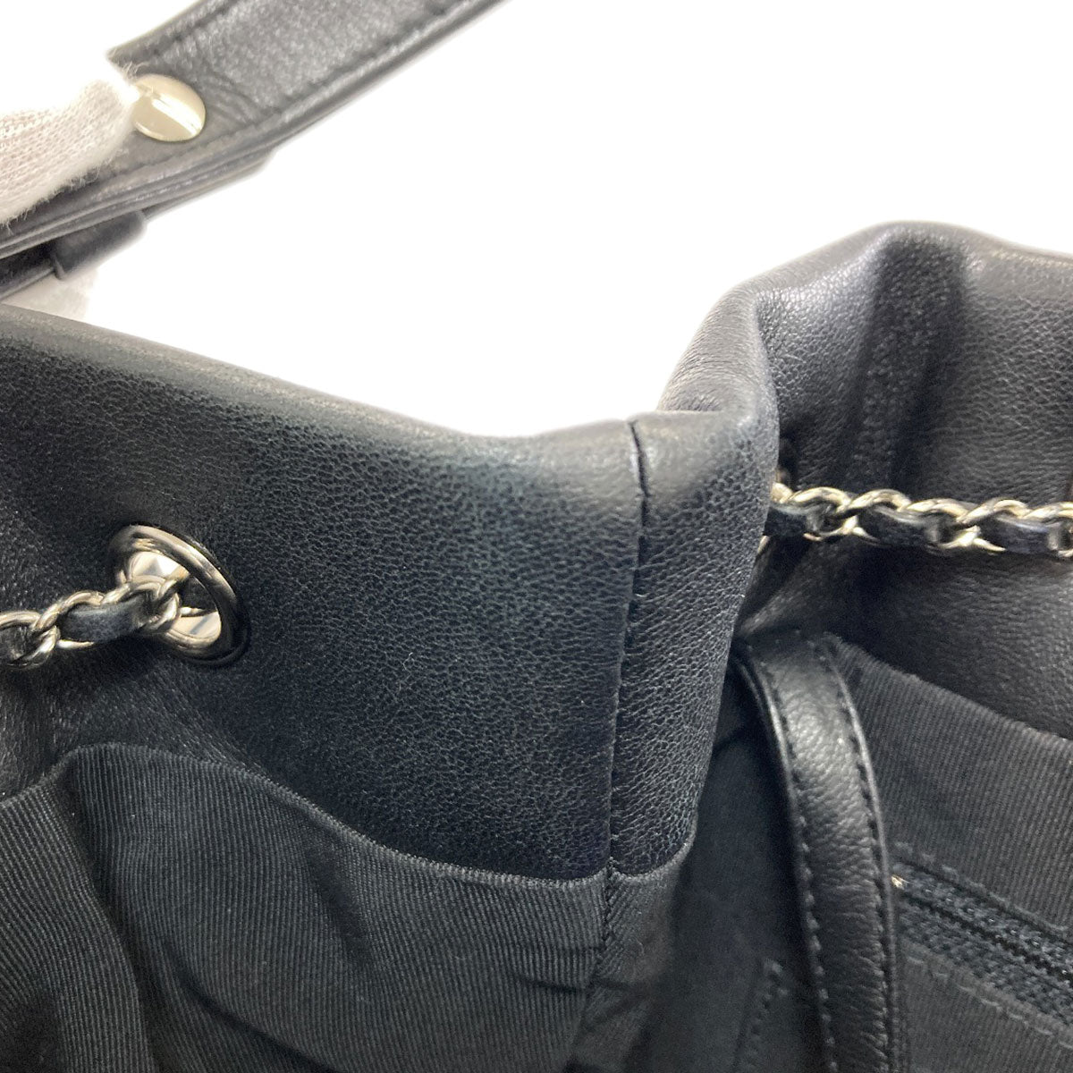 CHANEL Chain bag, Matelasse SilverHardware, 2-way Handbag Lambskin Ladies [Used]