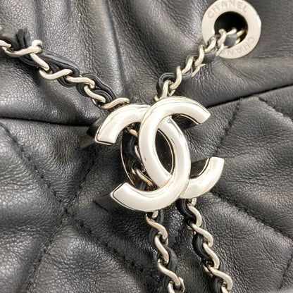 CHANEL Chain bag, Matelasse SilverHardware, 2-way Handbag Lambskin Ladies [Used]