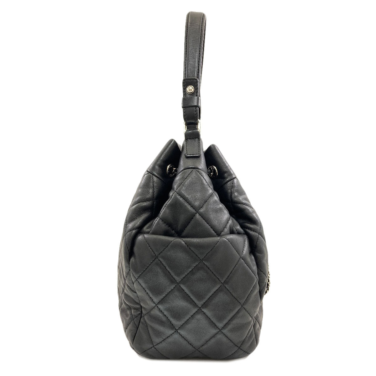 CHANEL Chain bag, Matelasse SilverHardware, 2-way Handbag Lambskin Ladies [Used]