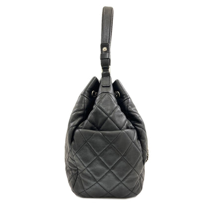 CHANEL Chain bag, Matelasse SilverHardware, 2-way Handbag Lambskin Ladies [Used]