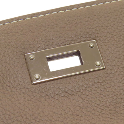 HERMES Kelly 28, internal stitching, Etoupe, SilverHardware Handbag Togo Ladies [Used]