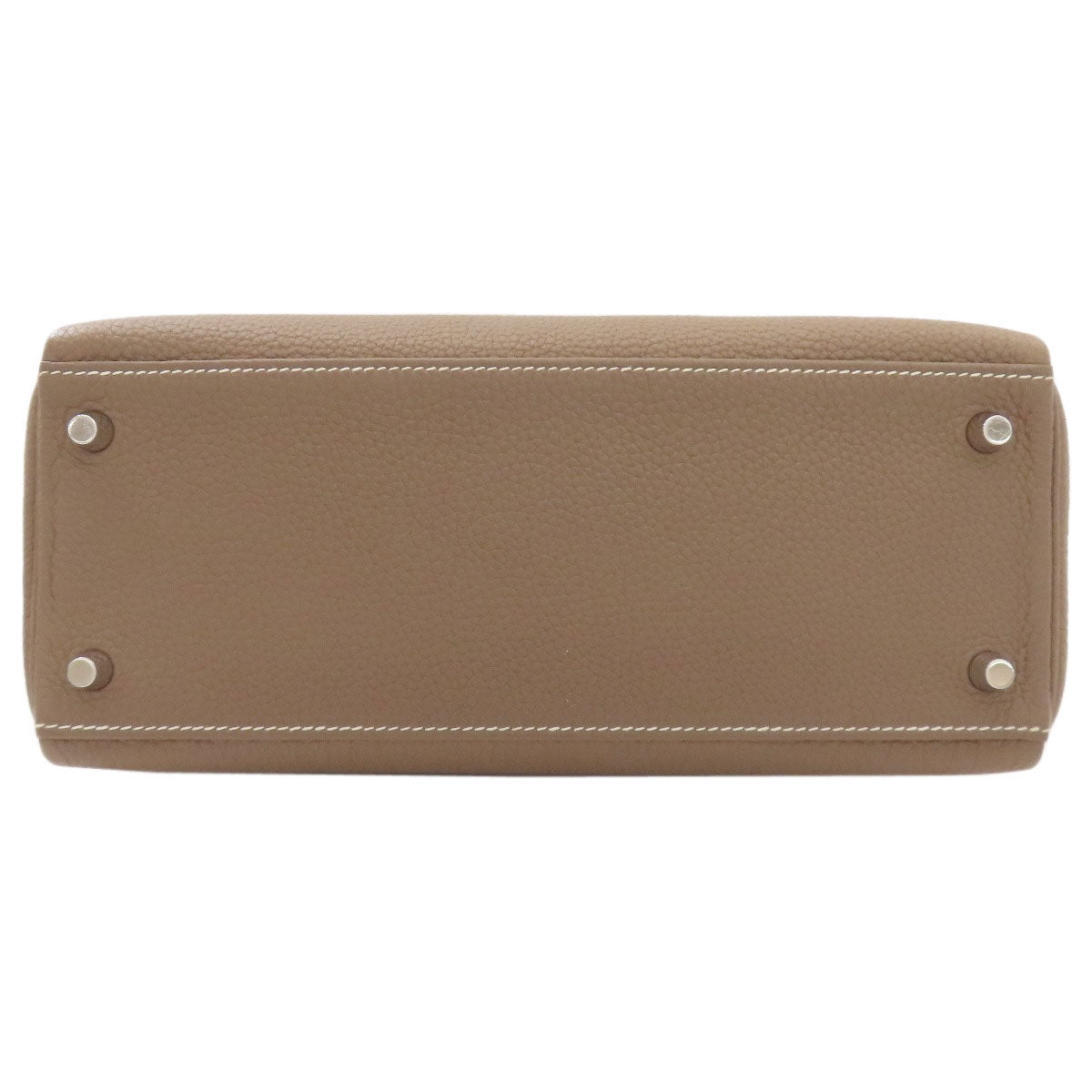 HERMES Kelly 28, internal stitching, Etoupe, SilverHardware Handbag Togo Ladies [Used]