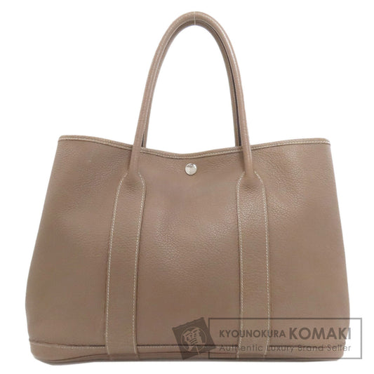 HERMES Garden Party PM Etoupe SilverHardware Tote Bag Negonda Ladies [Used]