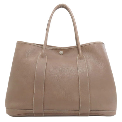 HERMES Garden Party PM Etoupe SilverHardware Tote Bag Negonda Ladies [Used]
