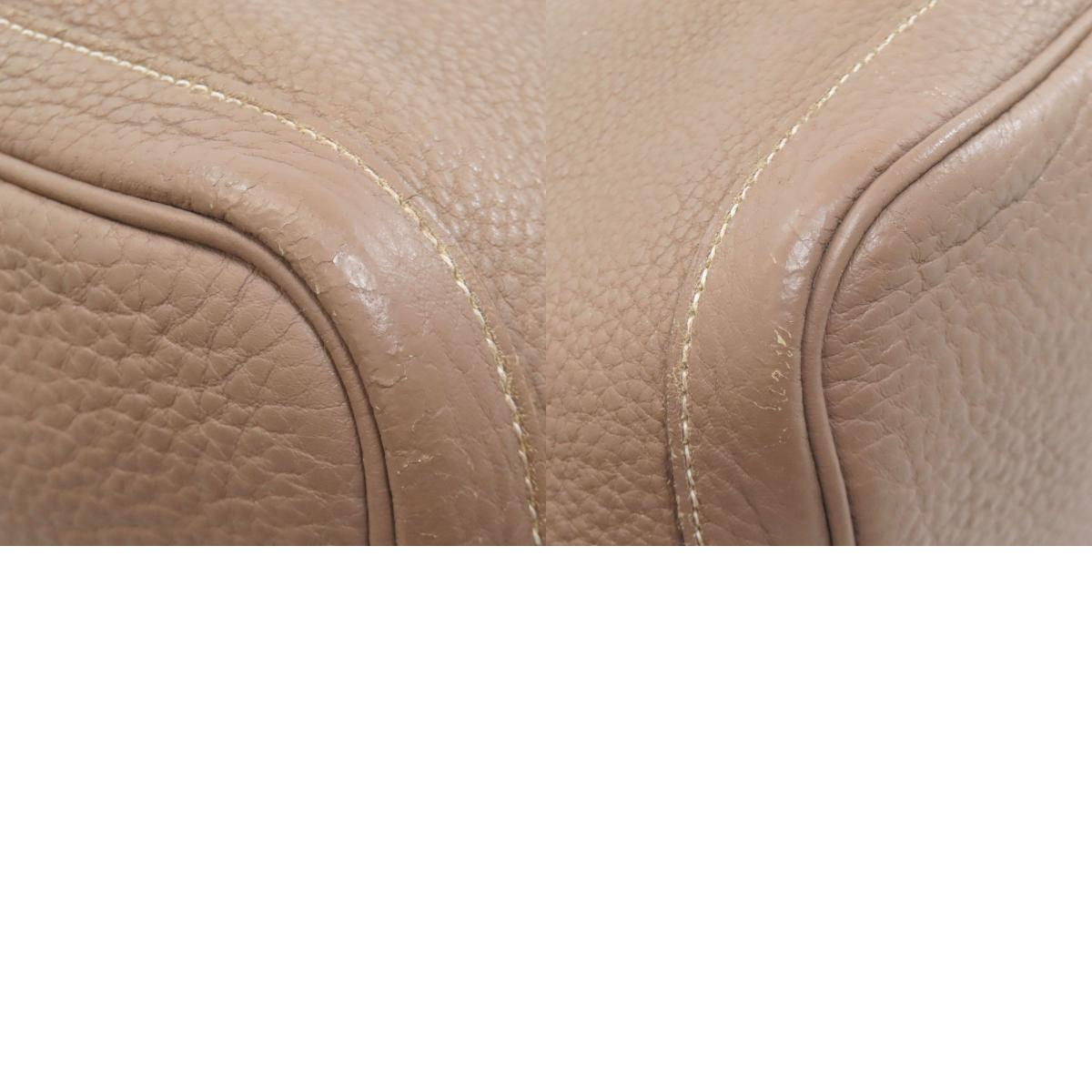HERMES Garden Party PM Etoupe SilverHardware Tote Bag Negonda Ladies [Used]