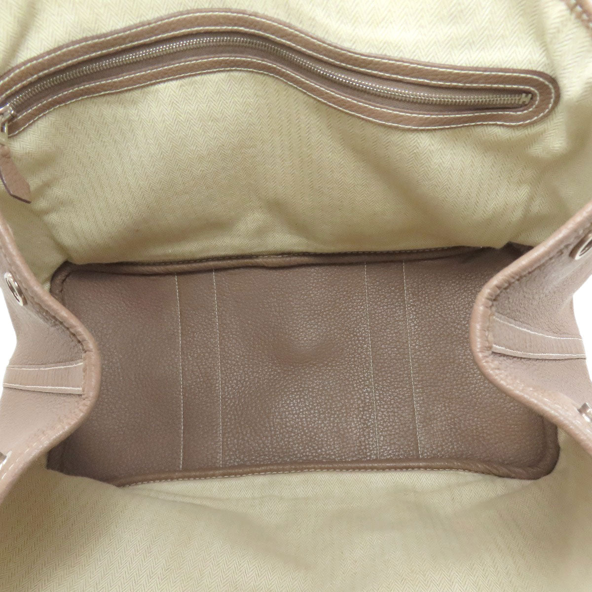 HERMES Garden Party PM Etoupe SilverHardware Tote Bag Negonda Ladies [Used]