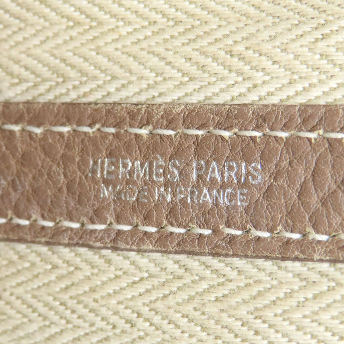 HERMES Garden Party PM Etoupe SilverHardware Tote Bag Negonda Ladies [Used]