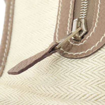 HERMES Garden Party PM Etoupe SilverHardware Tote Bag Negonda Ladies [Used]