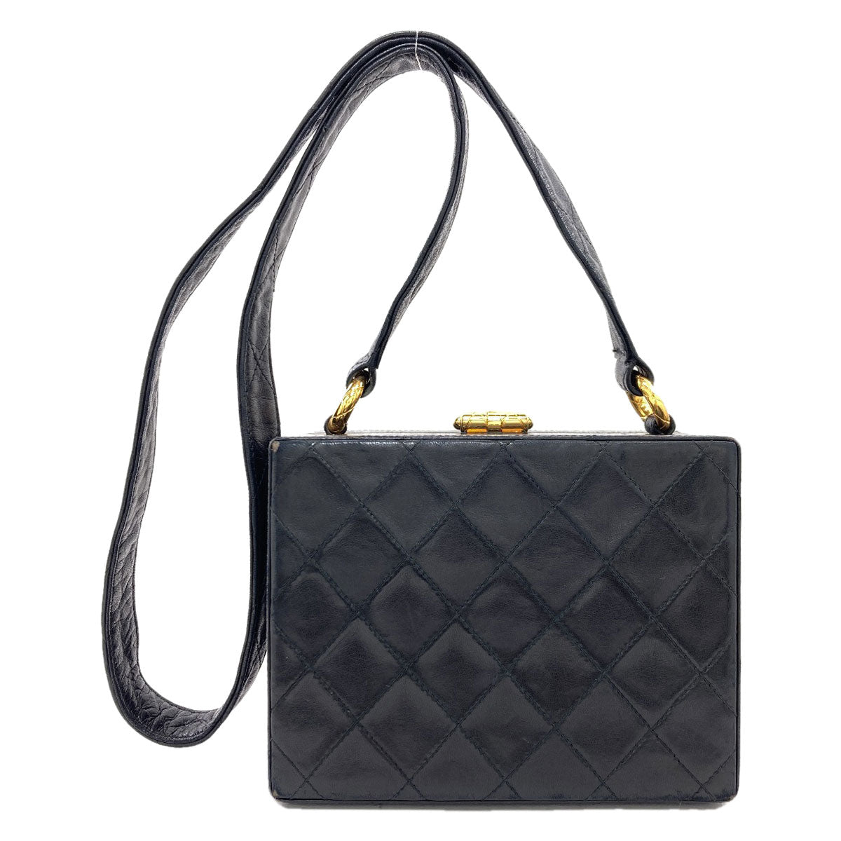 CHANEL Matelasse GoldHardware Shoulder Bag Lambskin Ladies [Used]