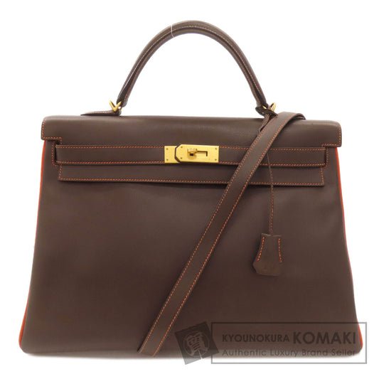 HERMES Kelly 40 Special Order, Inside Stitching, Gold Hardware Handbag Epsom Ladies [Used]