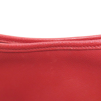 HERMES Berlingo PM Rouge Vif SilverHardware Shoulder Bag Taurillon Clemence Ladies [Used]