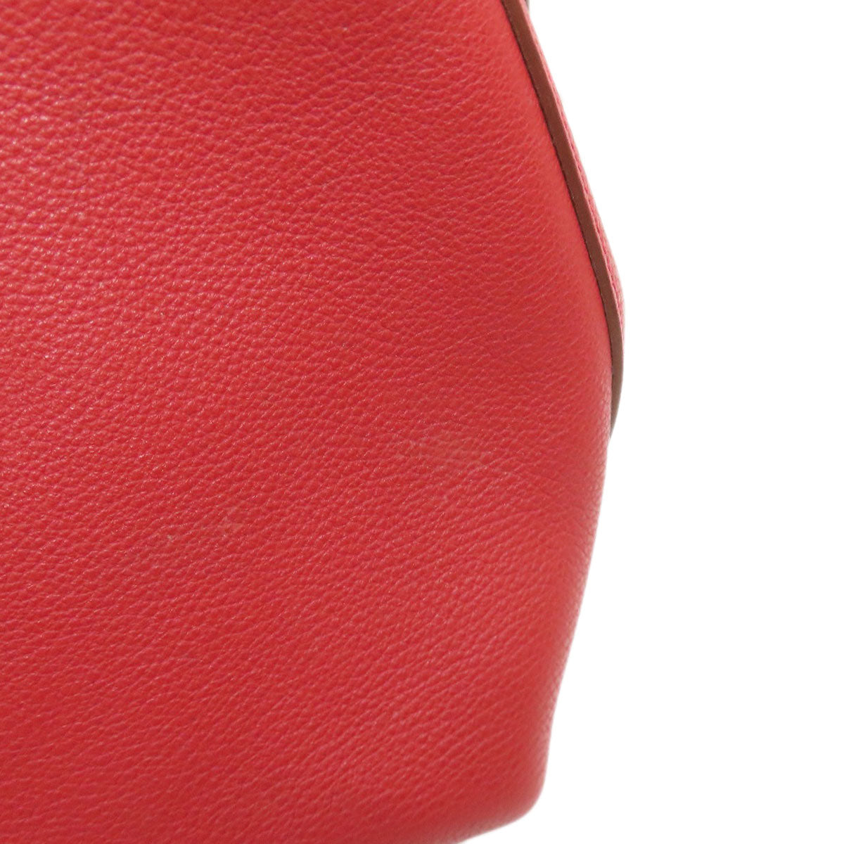 HERMES Berlingo PM Rouge Vif SilverHardware Shoulder Bag Taurillon Clemence Ladies [Used]