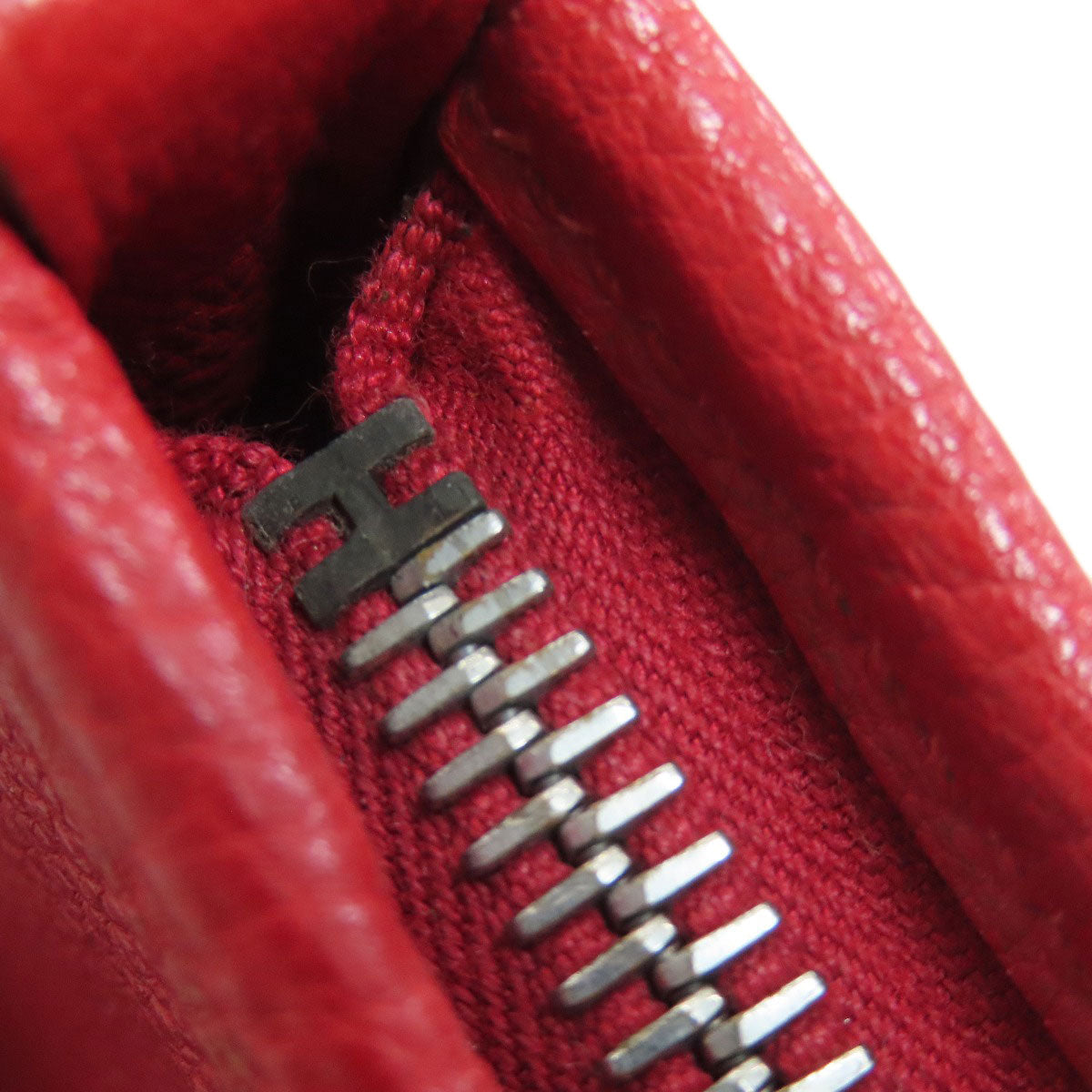 HERMES Berlingo PM Rouge Vif SilverHardware Shoulder Bag Taurillon Clemence Ladies [Used]