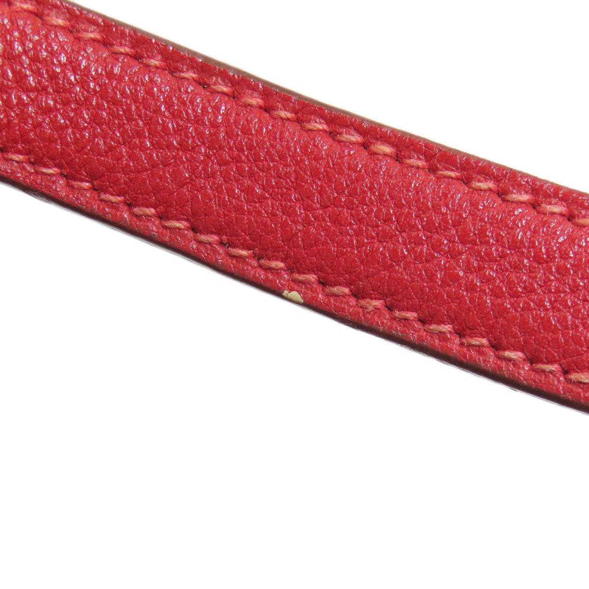 HERMES Berlingo PM Rouge Vif SilverHardware Shoulder Bag Taurillon Clemence Ladies [Used]