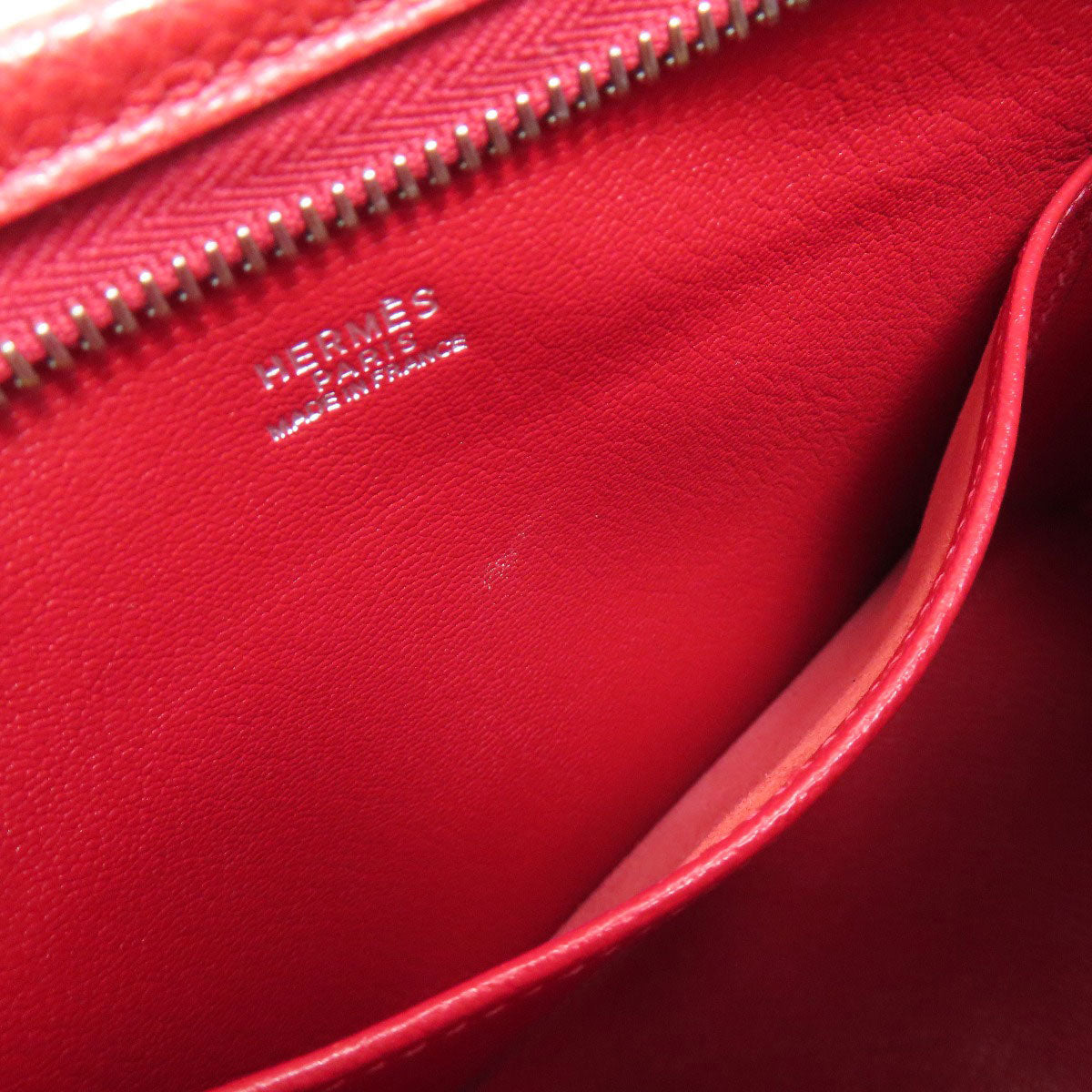 HERMES Berlingo PM Rouge Vif SilverHardware Shoulder Bag Taurillon Clemence Ladies [Used]