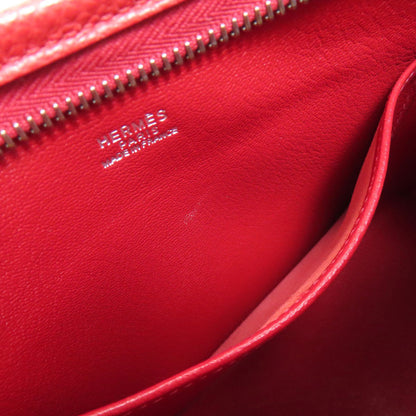HERMES Berlingo PM Rouge Vif SilverHardware Shoulder Bag Taurillon Clemence Ladies [Used]