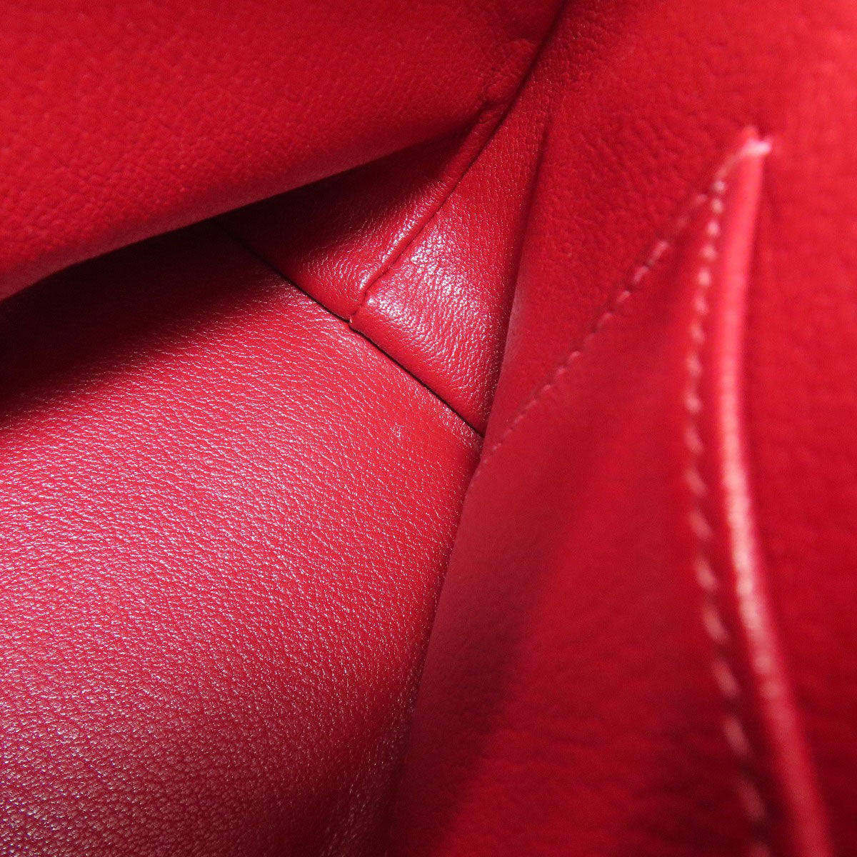 HERMES Berlingo PM Rouge Vif SilverHardware Shoulder Bag Taurillon Clemence Ladies [Used]