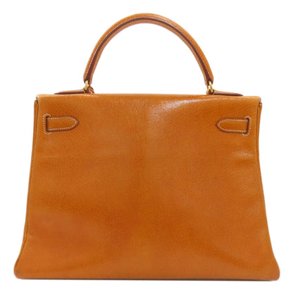 HERMES Kelly 32 inner stitch GoldHardware Handbag Pig Leather Ladies [Used]