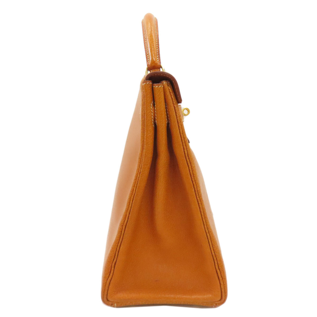 HERMES Kelly 32 inner stitch GoldHardware Handbag Pig Leather Ladies [Used]