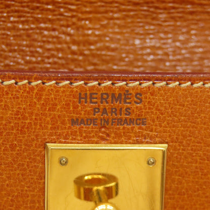 HERMES Kelly 32 inner stitch GoldHardware Handbag Pig Leather Ladies [Used]