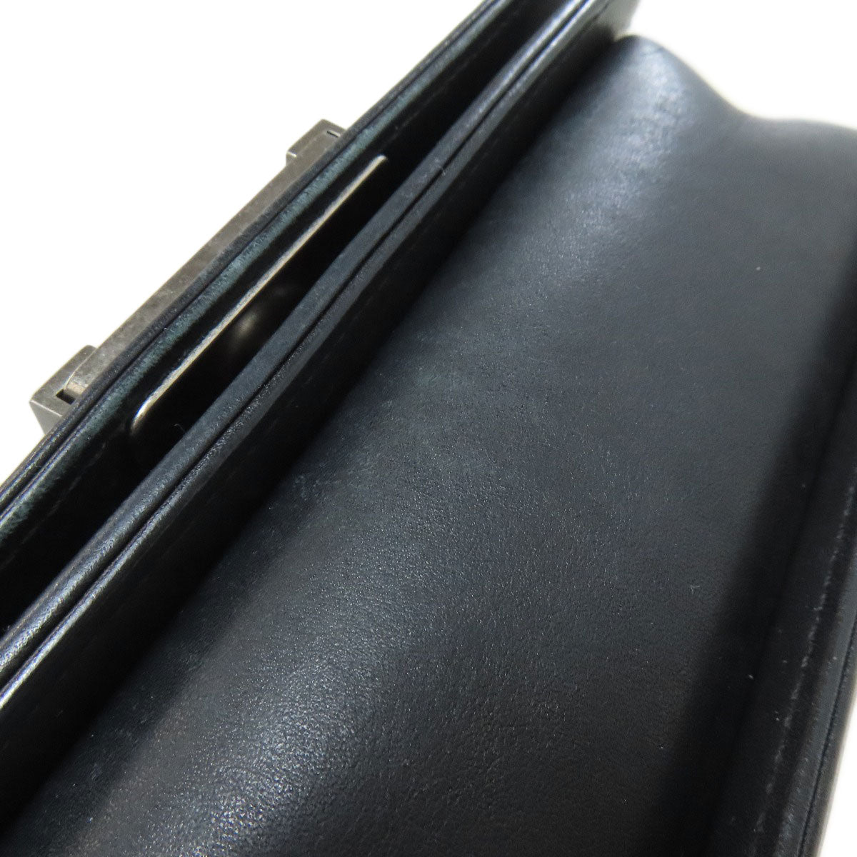 CHANEL Boy Chanel ChainShoulder SilverHardware Shoulder Bag Lambskin Ladies [Used]