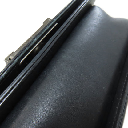 CHANEL Boy Chanel ChainShoulder SilverHardware Shoulder Bag Lambskin Ladies [Used]