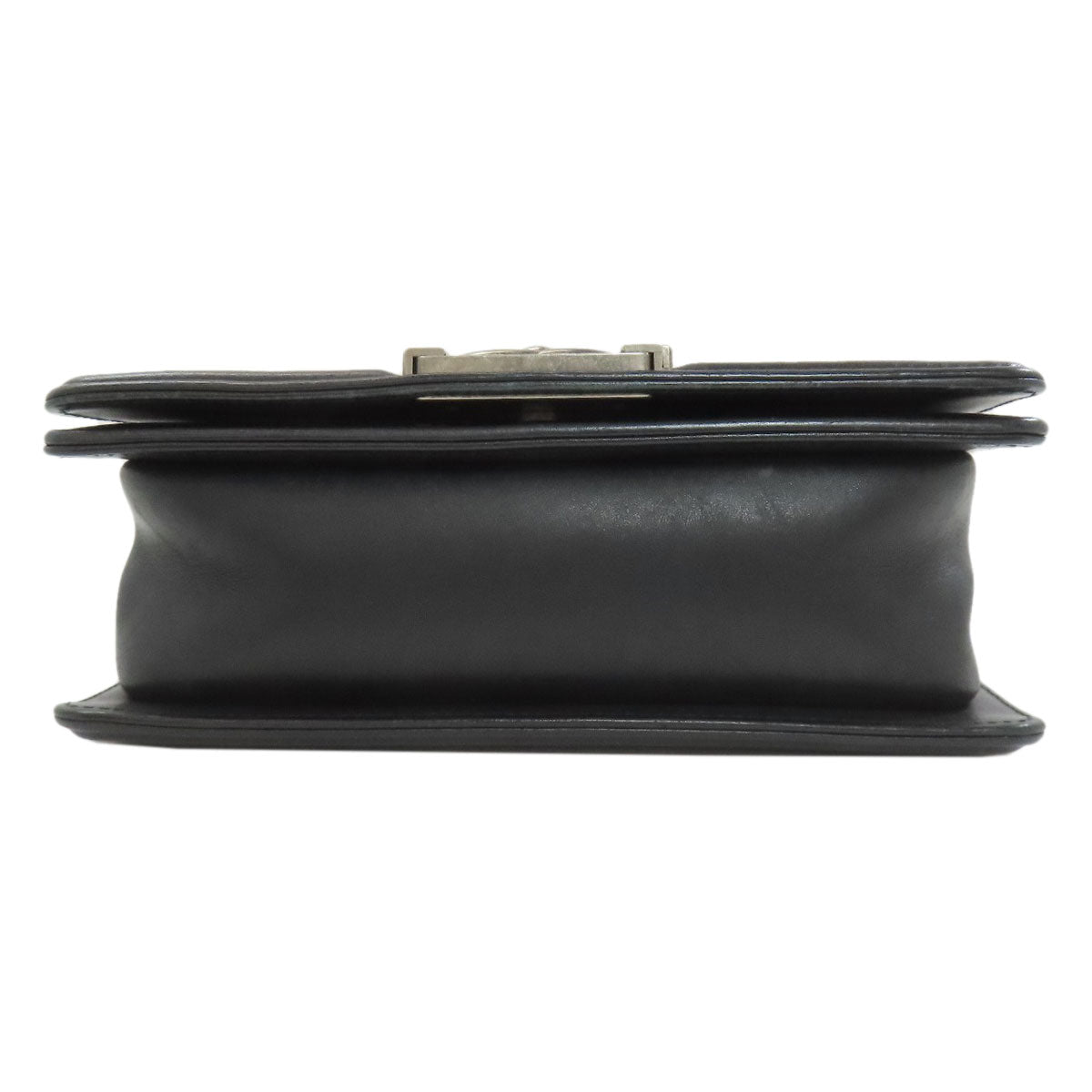 CHANEL Boy Chanel ChainShoulder SilverHardware Shoulder Bag Lambskin Ladies [Used]