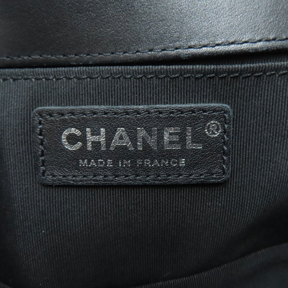 CHANEL Boy Chanel ChainShoulder SilverHardware Shoulder Bag Lambskin Ladies [Used]