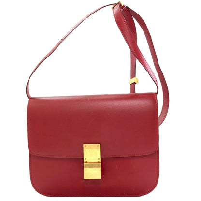 CELINE Classic box Shoulder Bag Calf Ladies [Used]