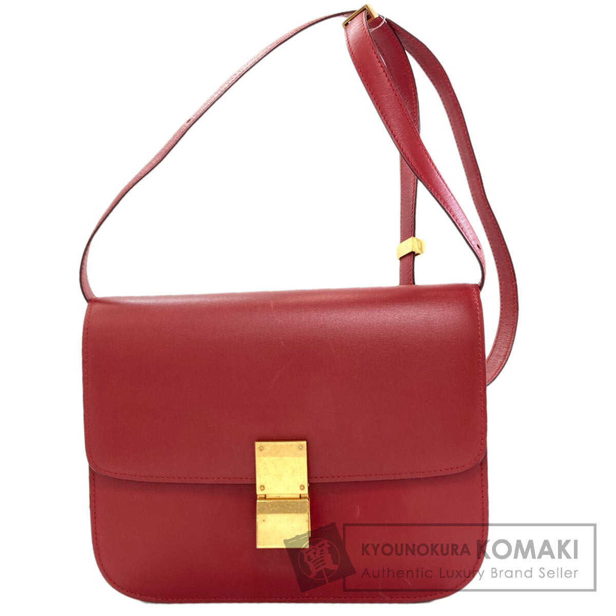 CELINE Classic box Shoulder Bag Calf Ladies [Used]