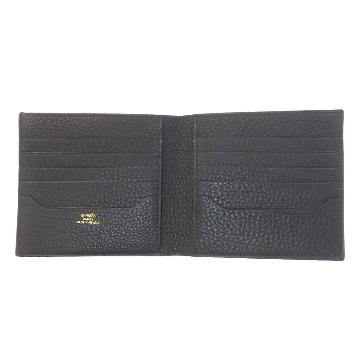 HERMES MC2 Copernicus Bifold Wallet No Coin Pocket Calf Ladies [Used]